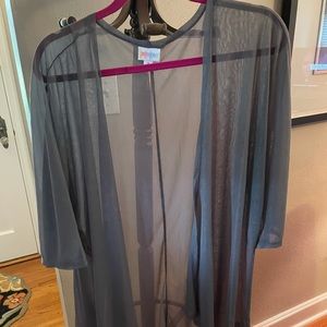 Lularoe Lindsey Sheer Cardigan M